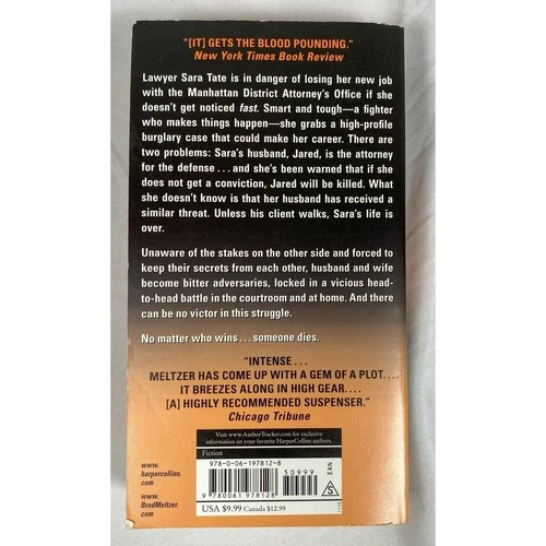 Dead Even by Brad Meltzer Signed (2010 Mass Market) - photo 3