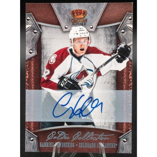 2011 Crown Royale Gabriel Landeskog Auto Rookie Card /99
