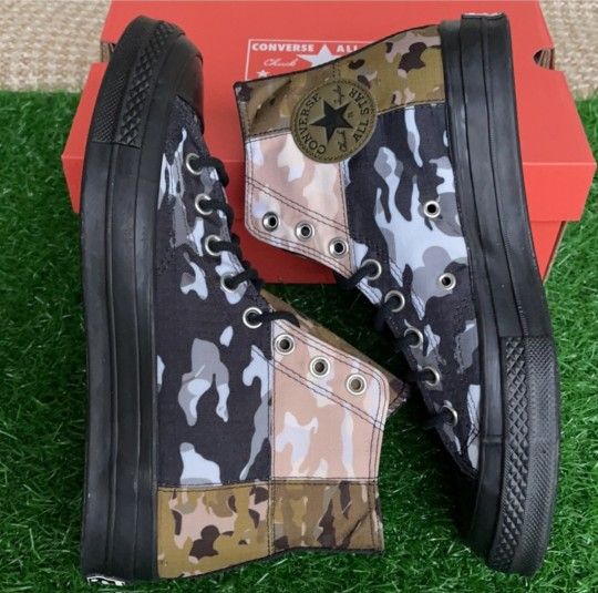 Converse Chuck 70 High 'Patchwork Blocked - Camo Black' 165912C - photo 2
