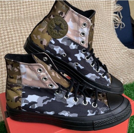 Converse Chuck 70 High 'Patchwork Blocked - Camo Black' 165912C - photo 5
