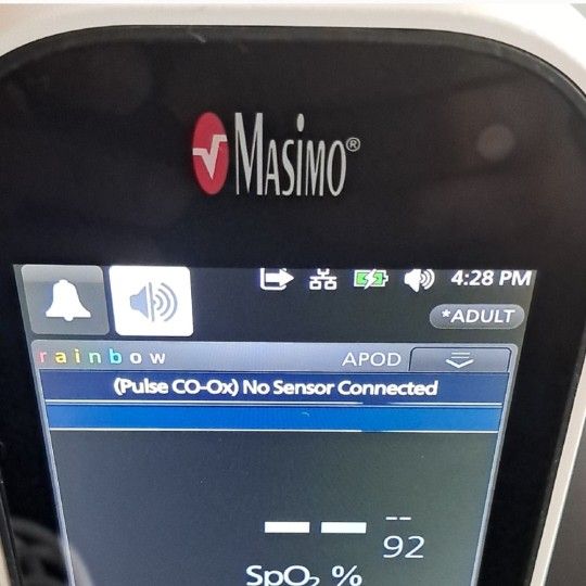 Masimo Rad-97 Pulse Oximeter w/ Red LNC M20-10 Cable - photo 2