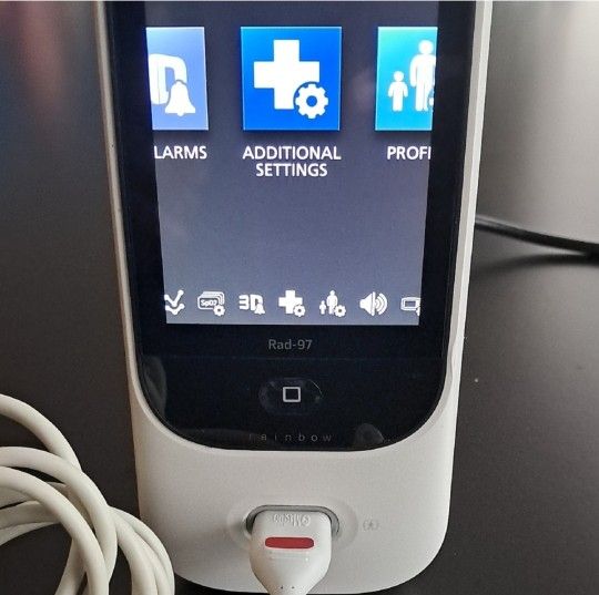 Masimo Rad-97 Pulse Oximeter w/ Red LNC M20-10 Cable - photo 3