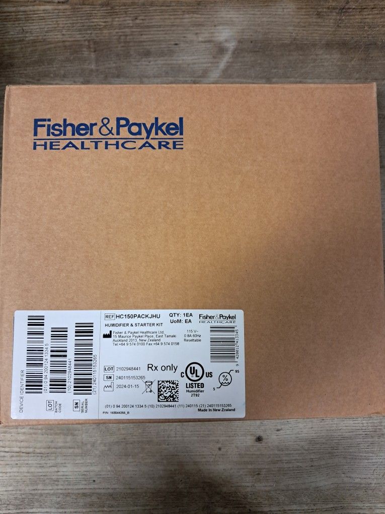 Fisher & Paykel HC150JHU Heated Humidifier Starter Kit New In Bo - photo 2