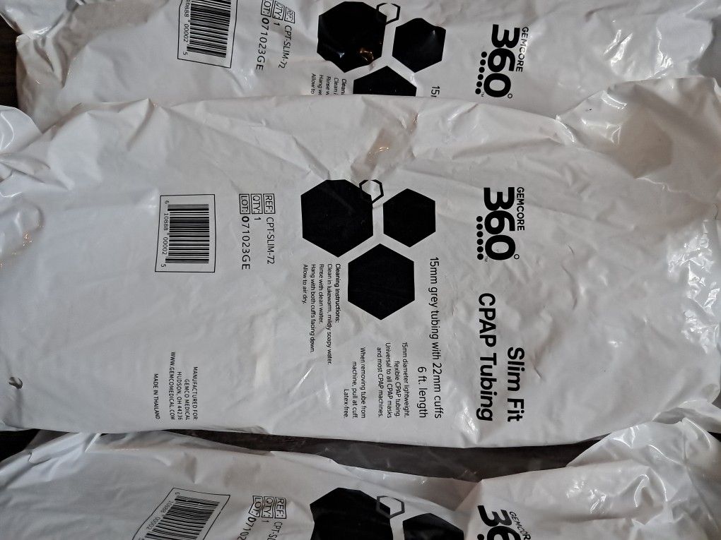 Gemcore 360 Slim Fit CPAP Tubing Lot Of 20 New - photo 3