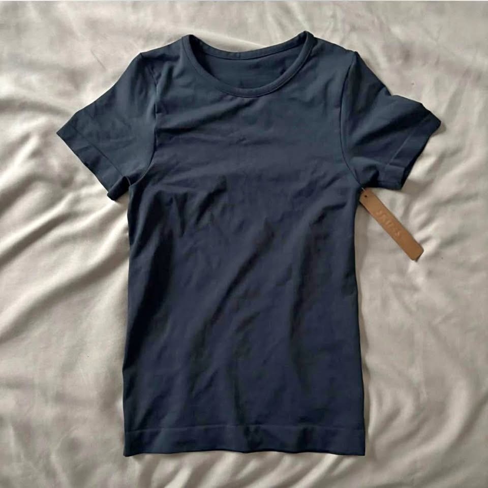 Skims Green Soft Smoothing Seamless T-Shirt XS