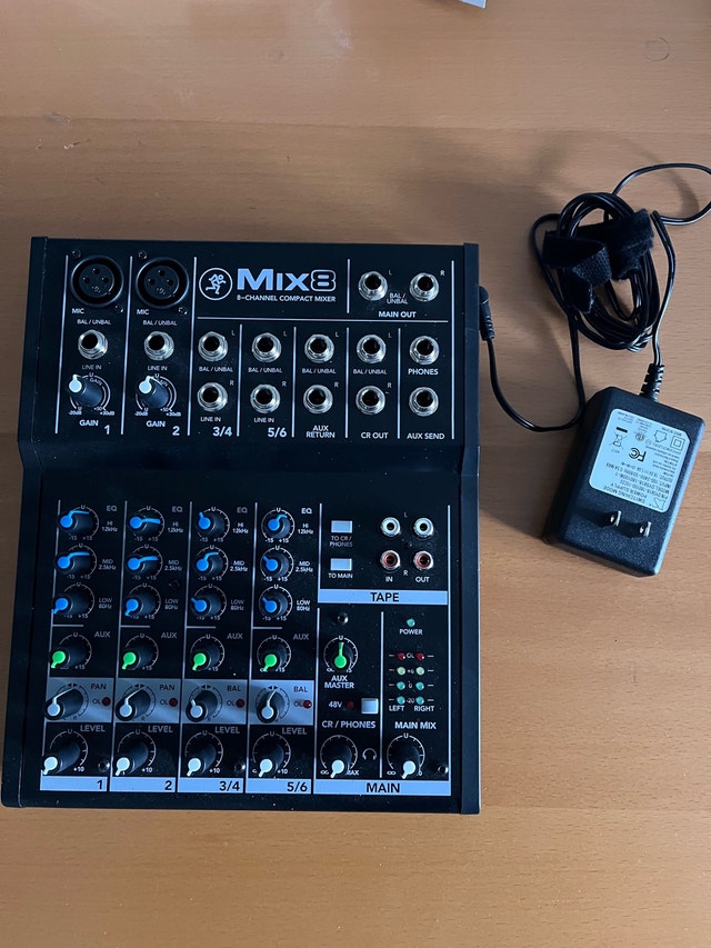MIX8 8 Channel Compact mixer