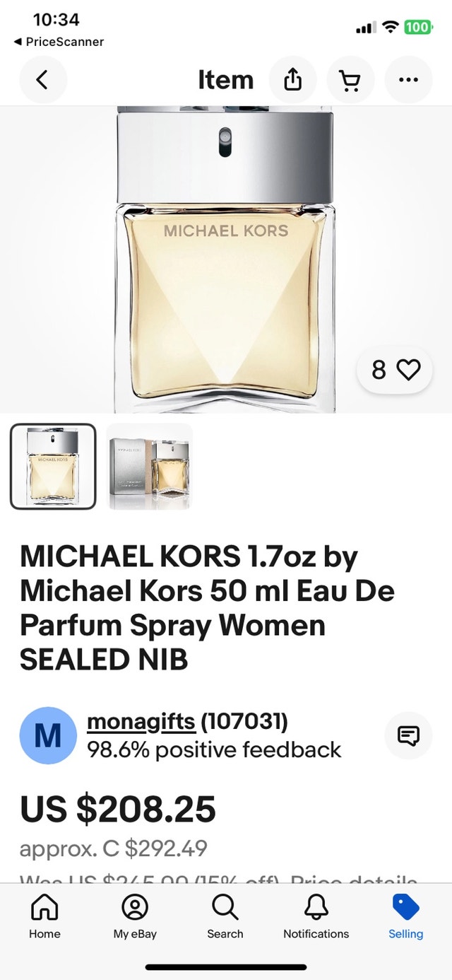 SOLD Michael Kors 50ml Eau de Parfum - photo 2