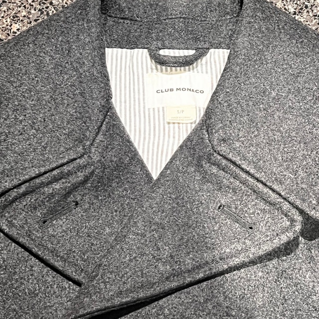 Men's Club Monaco Pea Coat - Size S (fits M) - photo 2