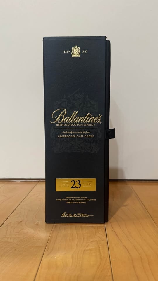 Ballantine’s 23 Year Old Empty Gift Box - Luxury Black Case - photo 2