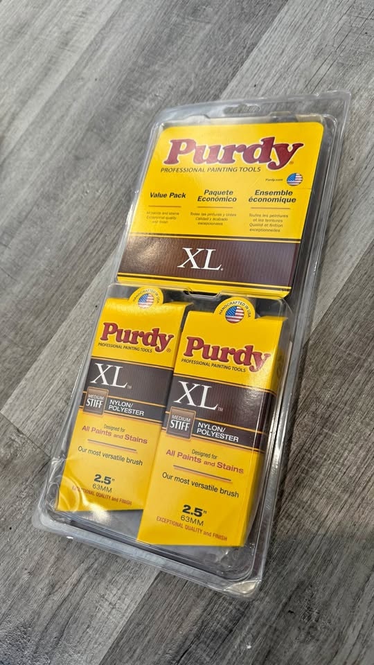 Purdy XL 2.5" Medium Stiff Angle Paint Brushes - Twin Pack