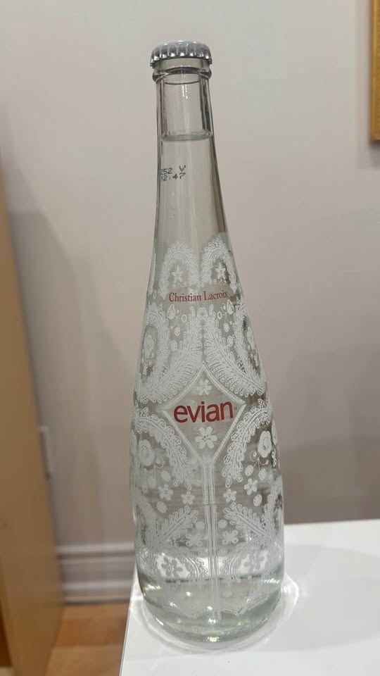Evian Christian Lacroix Special Edition Water Bottle
