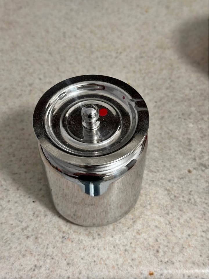 Stainless Steel Ghee Pot with Spoon