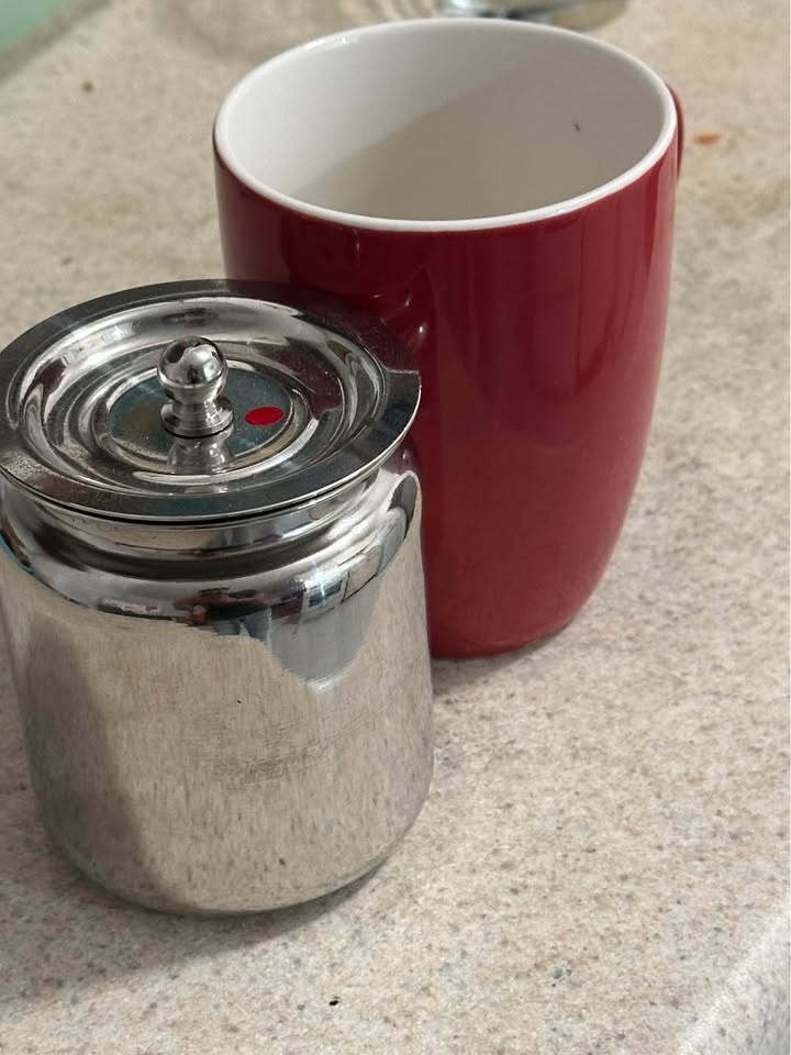 Stainless Steel Ghee Pot with Spoon - photo 3