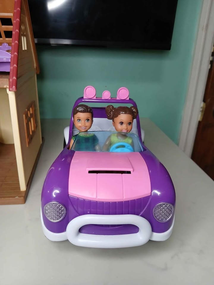 Dollhouse, Ferris Wheel, Car, 2 Dolls - photo 5