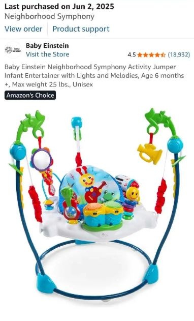Baby Einstein Neighborhood Symphony Activity Jumper - photo 2