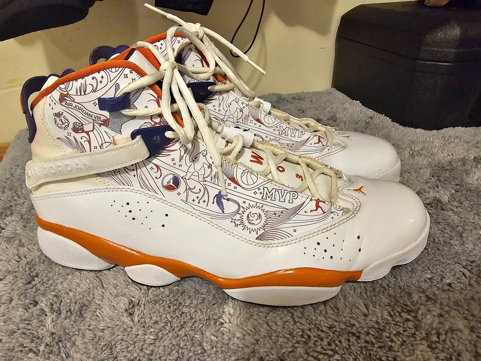 Air Jordan 6 Rings Phoenix Suns MVP 2008 Sneakers Size 13