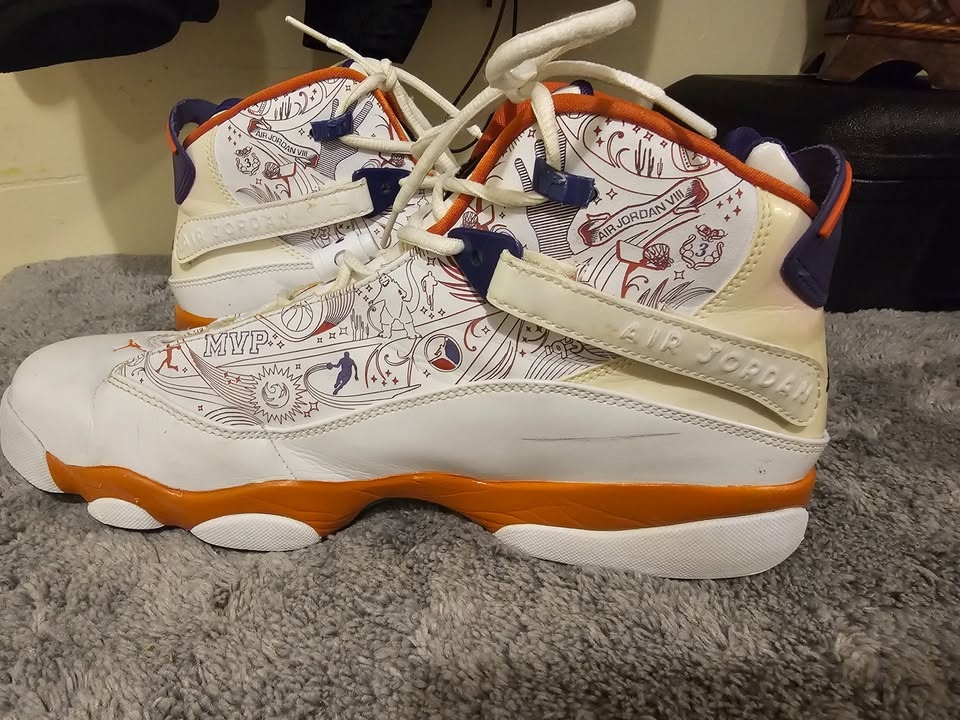 Air Jordan 6 Rings Phoenix Suns MVP 2008 Sneakers Size 13 - photo 2