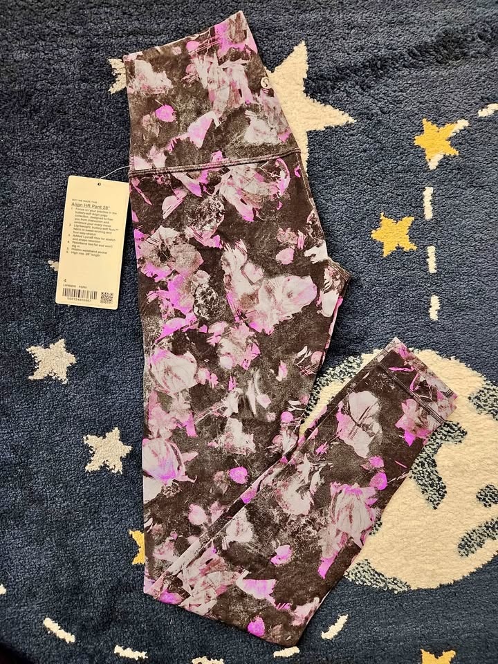 BNWT Lululemon Align HR Pant 28" - Floral Shift Multi