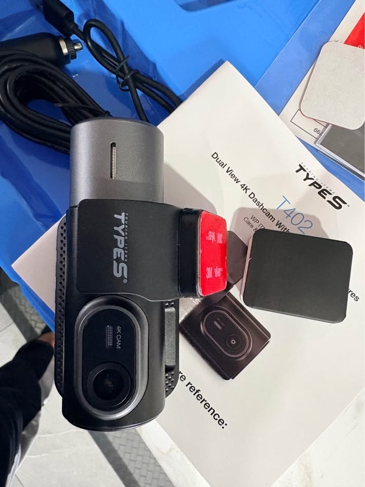 TYPES T402 Dual View 4K Dashcam w/ 32GB MicroSD & AI - photo 3
