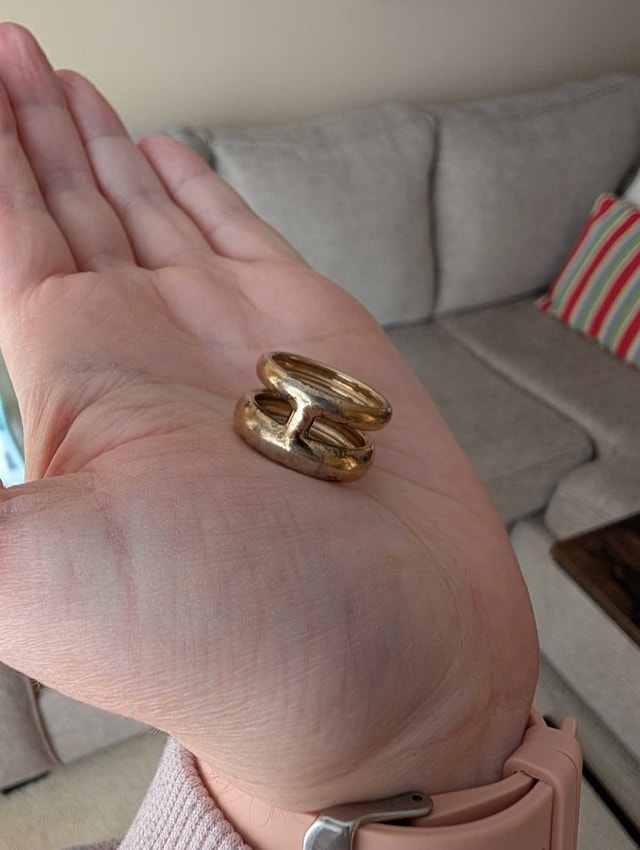 Mejuri Gold Vermeil Stacked Ring – Triple Band - photo 2