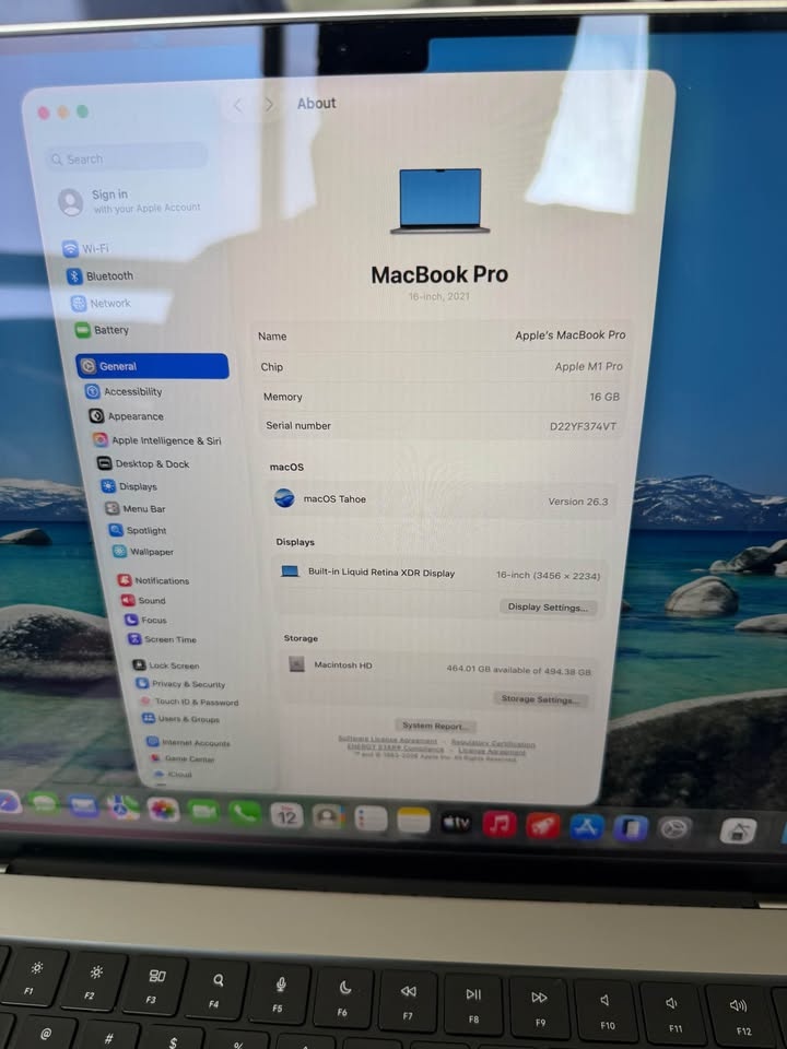 MacBook Pro M1 Pro 16-inch, 16GB RAM, 512GB SSD - photo 2