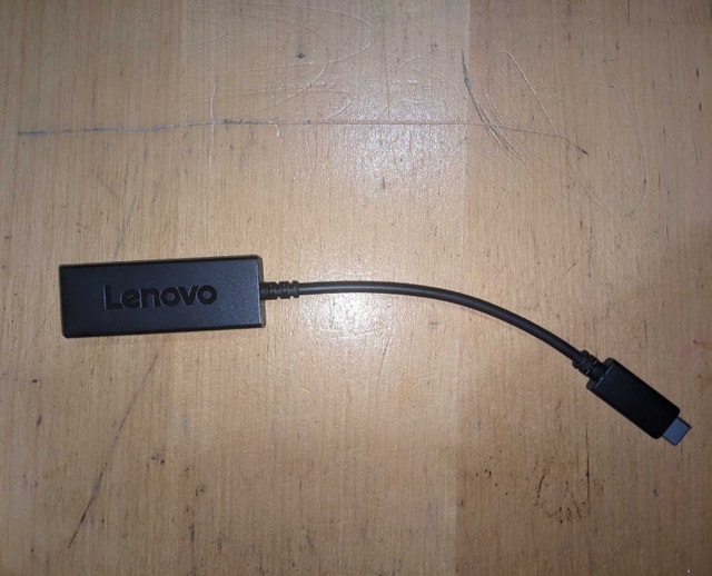 Lenovo USB-C to Ethernet Adapter