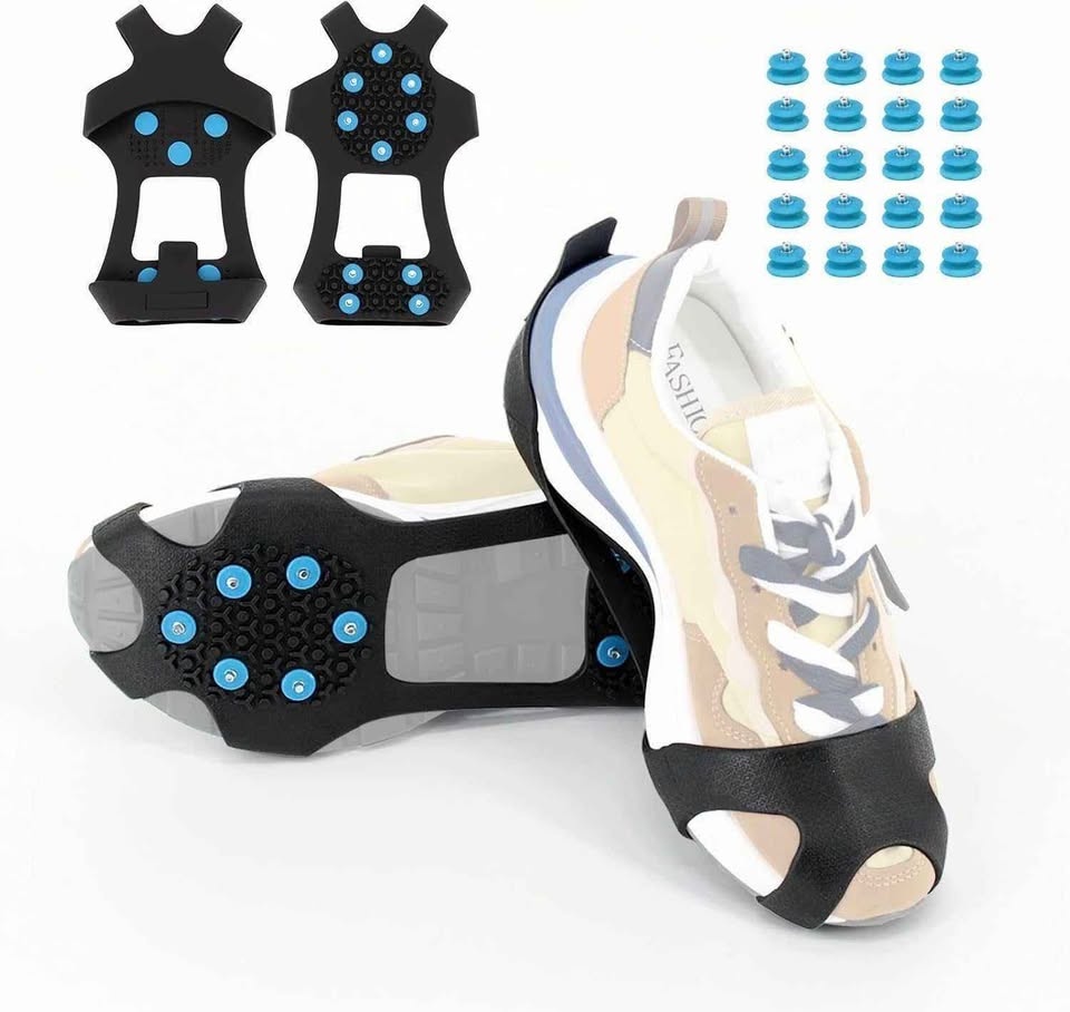 UNITACKLE Anti Slip Ice Cleats, 10 Steel Studs - photo 2