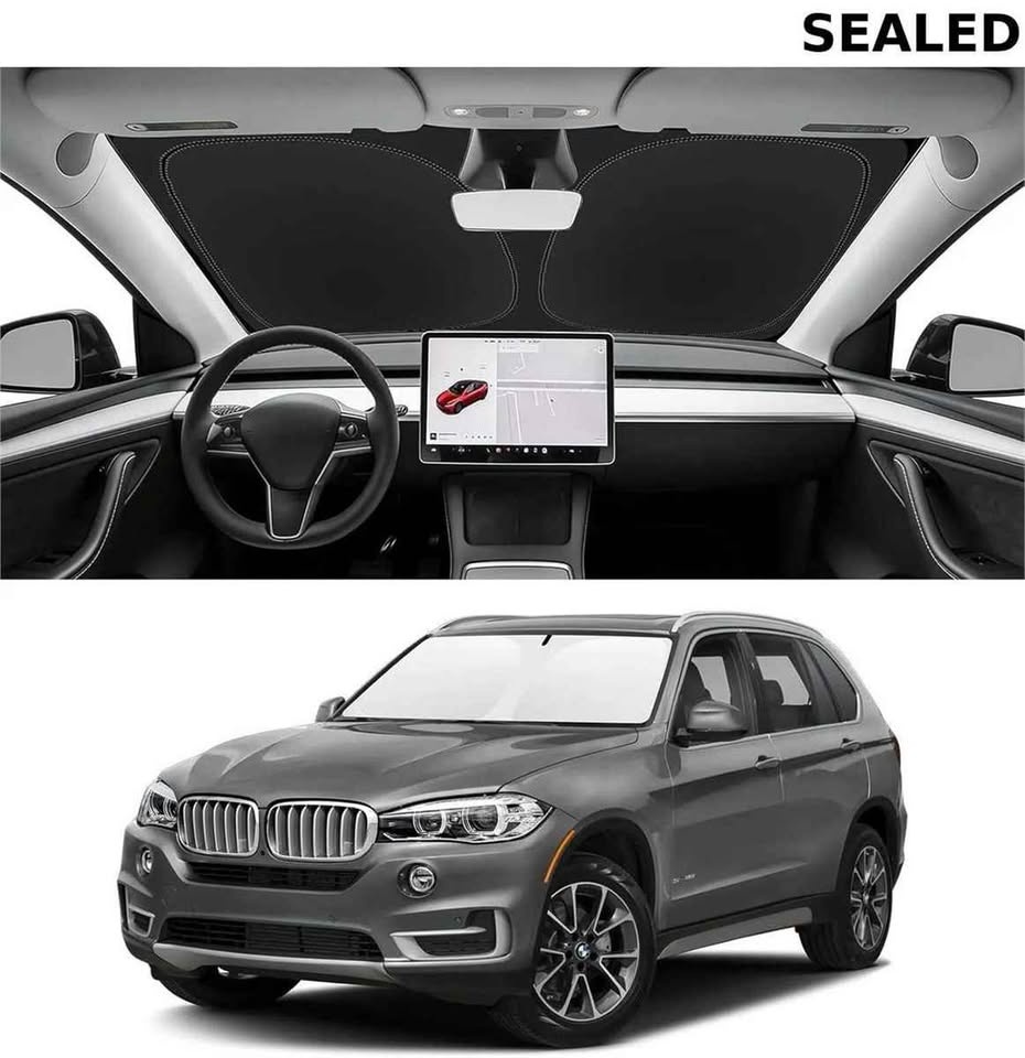 Custom Fit Windshield Sun Shade for BMW X[hidden information] - photo 2