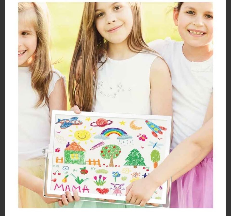 Grtard Magnetic Dry Erase Board with Stand - 16" x 12" - photo 3