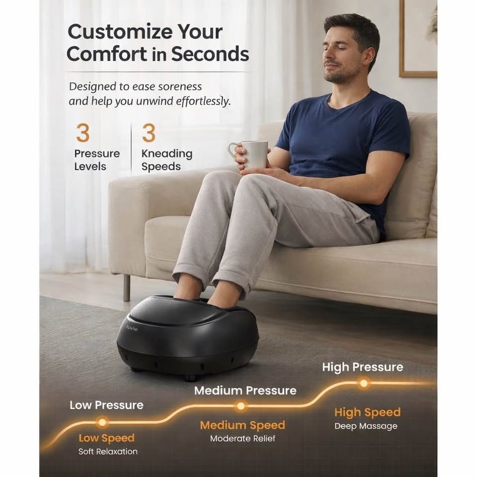 UNOPENED Renpho Shiatsu Foot Massager w/ Heat, Air Compression - photo 3