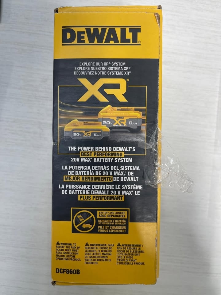 DEWALT 20V MAX XR Impact Driver (Tool Only) DCF860B - photo 2