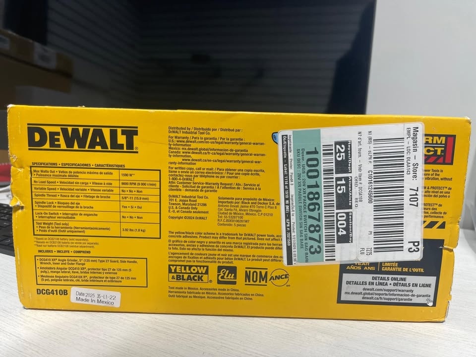 DEWALT 20V MAX XR Brushless 4.5-5 in. Angle Grinder (Tool Only) - photo 3