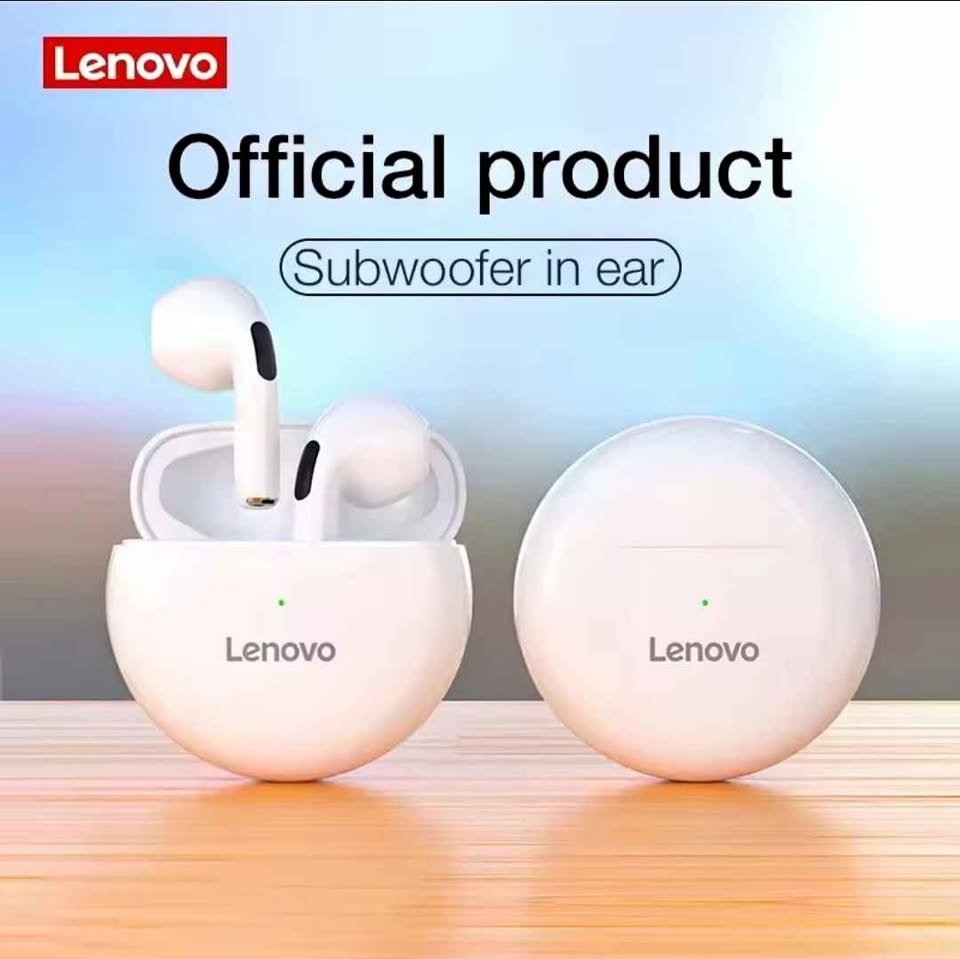 Lenovo Wireless Earbuds w/ Subwoofer & Touch Control
