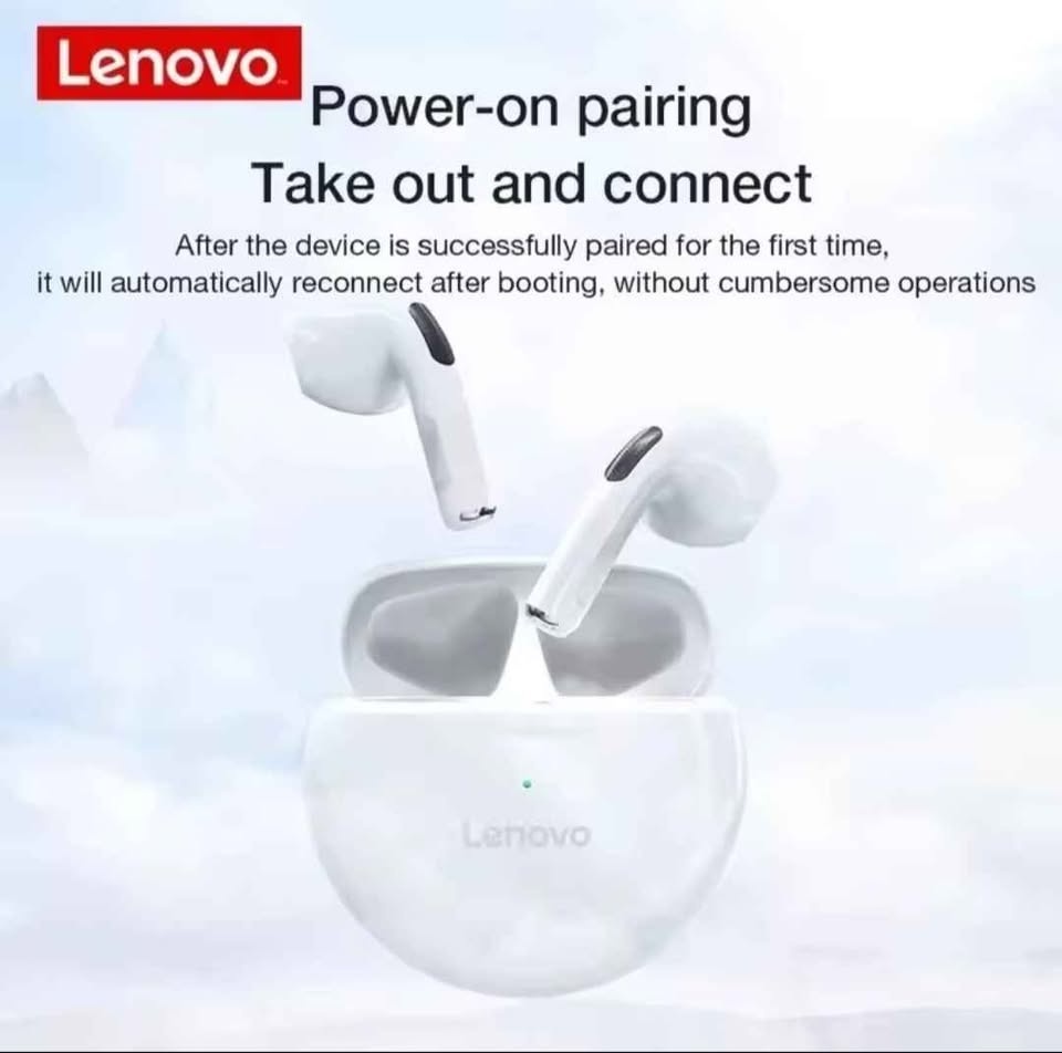 Lenovo Wireless Earbuds w/ Subwoofer & Touch Control - photo 4