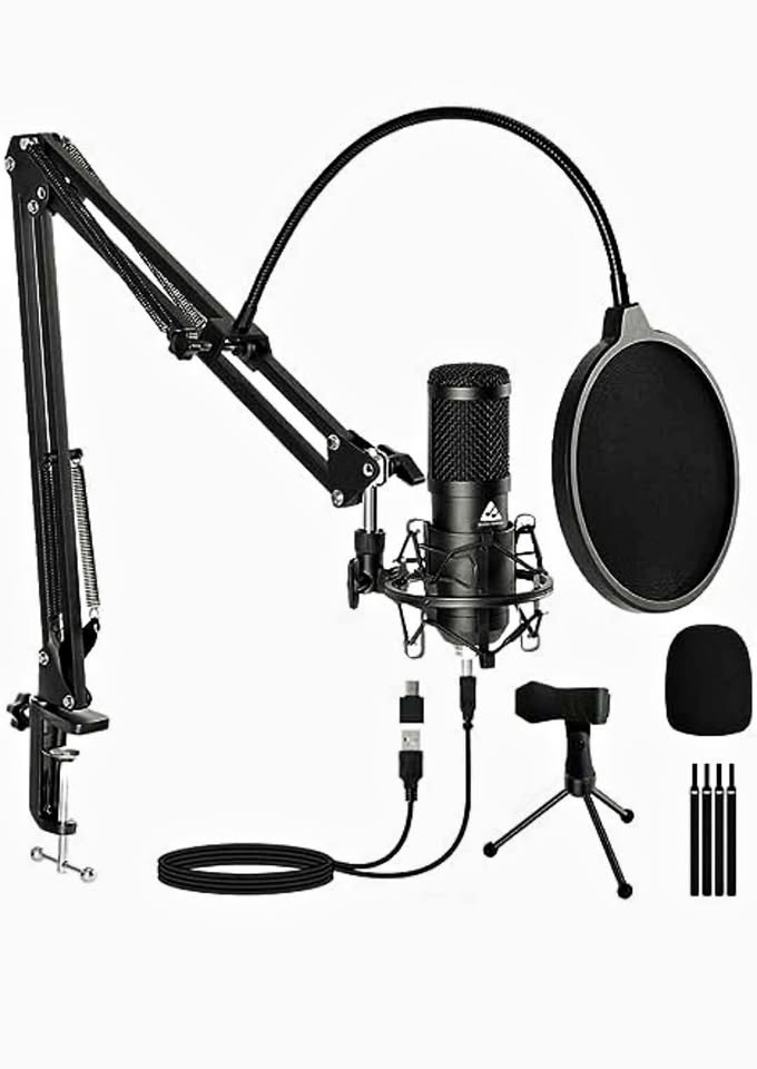 Brand New AM-C1: USB Condenser Microphone Kit
