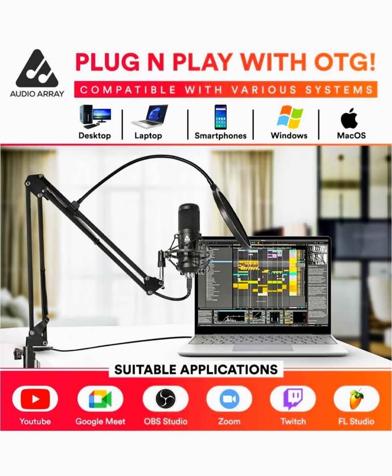 Brand New AM-C1: USB Condenser Microphone Kit - photo 3