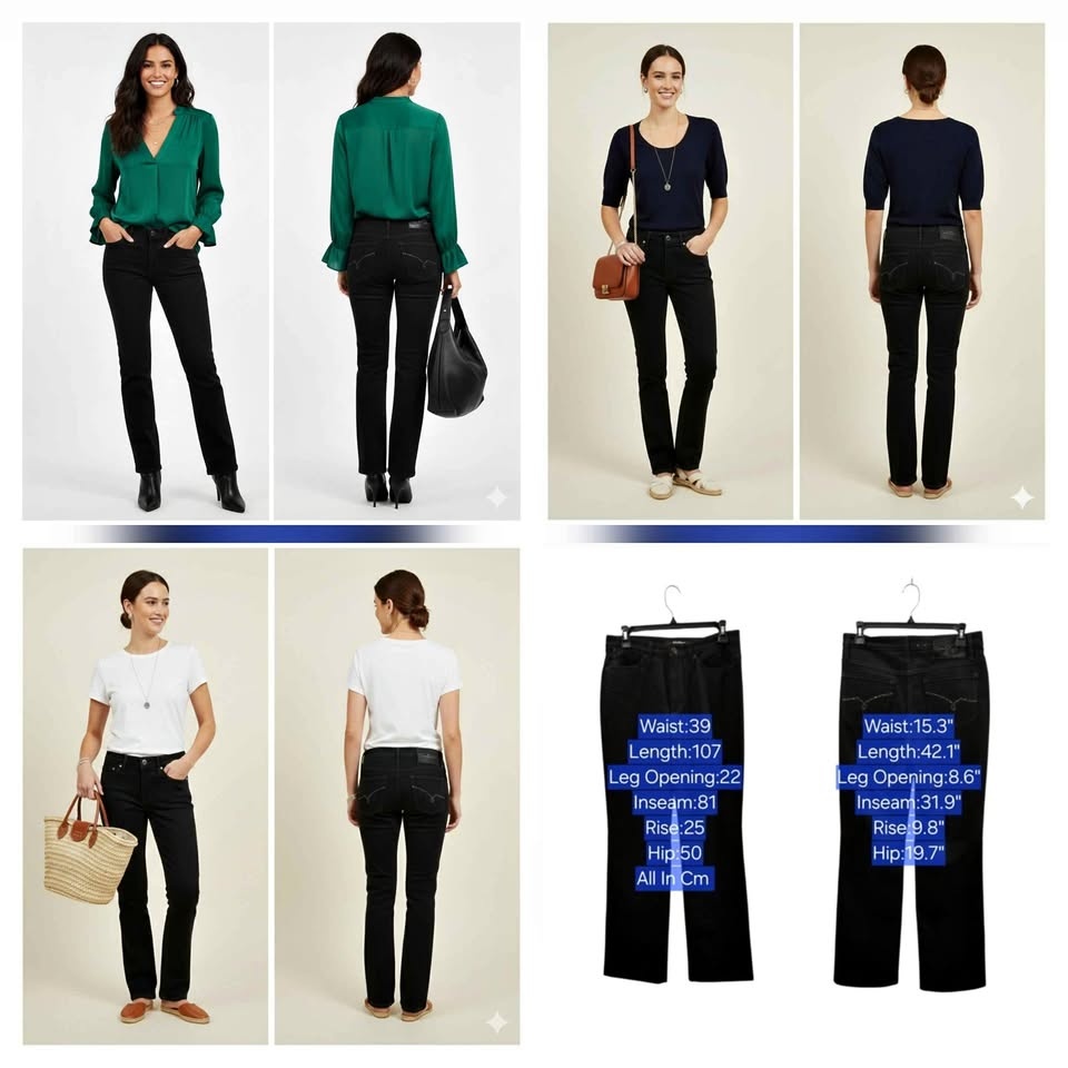 🏆  Cambio Jeans Jade Straight Jeans Size 10