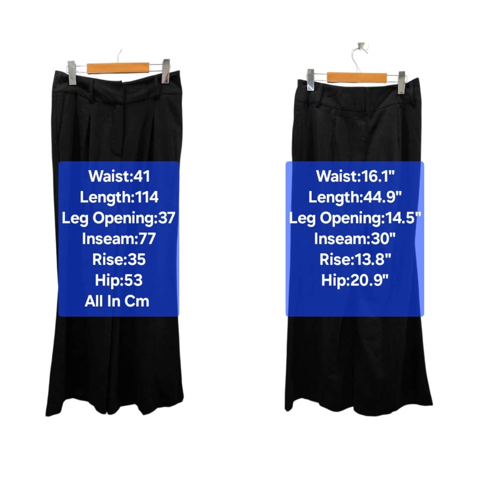 🏆 House Of Harlow Ultra High-Rise Wide-Leg Trousers Size 6-8 - photo 2