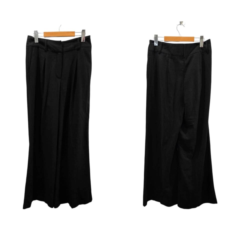 🏆 House Of Harlow Ultra High-Rise Wide-Leg Trousers Size 6-8 - photo 5