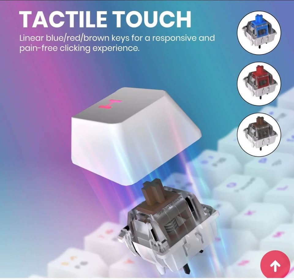 Wireless/Bluetooth Hotswappable RGB Mechanical Keyboard - photo 2