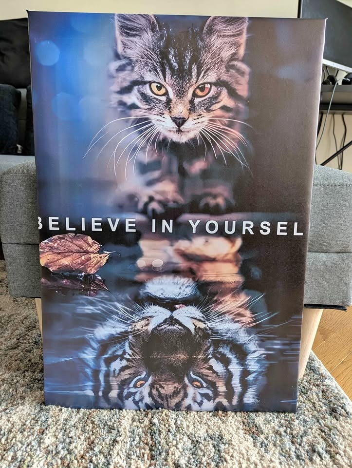 Gallery Wrapped Tiger Inspiration Canvas 17.5" x 25.5"