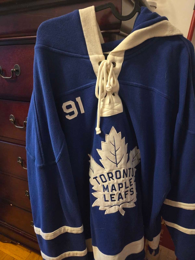Vintage Maple Leafs Tavares Hoodie Mens XL