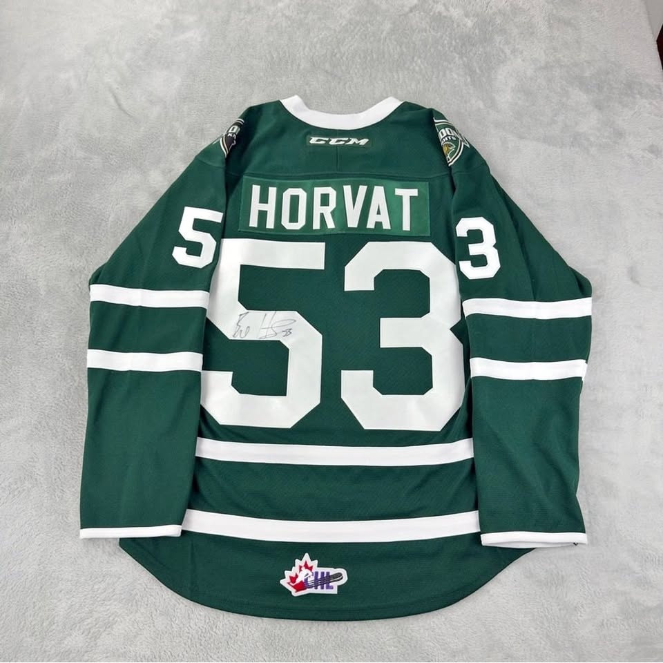CCM London Knights Bo Horvat Signed OHL Jersey - Men's Medium