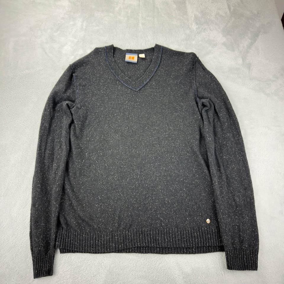Hugo Boss Orange Men's Large Wool Blend V Neck Sweater - photo 5
