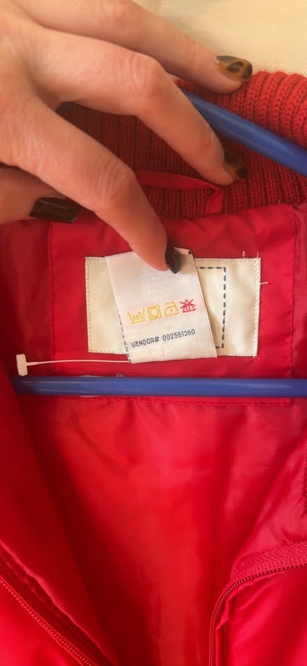 725 Originals Red Quilted Women's Large Jacket - photo 5