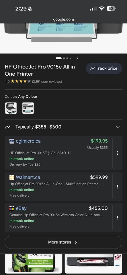 HP Officejet Pro 9015 Printer - photo 3