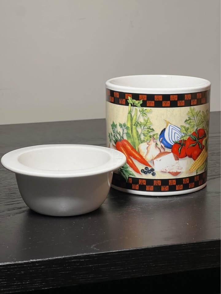 YOUNGS INCORPORATED Vegetable Harvest Porcelain Dip Chiller 2 Pi - photo 5