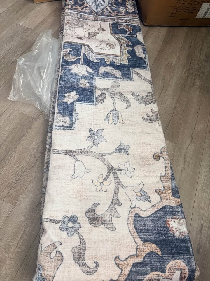 New 9x12 Area Rug - Beige, Coffee, Blue - photo 2