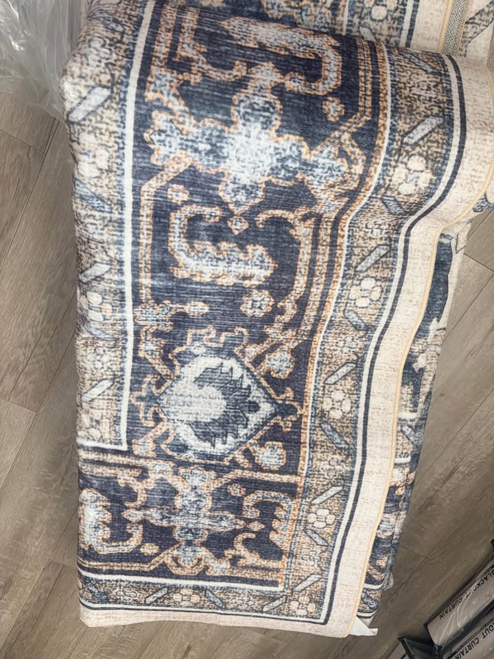 New 9x12 Area Rug - Beige, Coffee, Blue - photo 3
