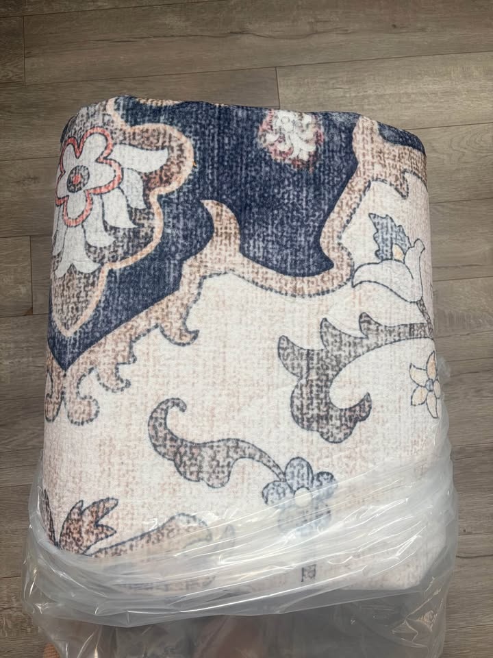 New 9x12 Area Rug - Beige, Coffee, Blue - photo 4